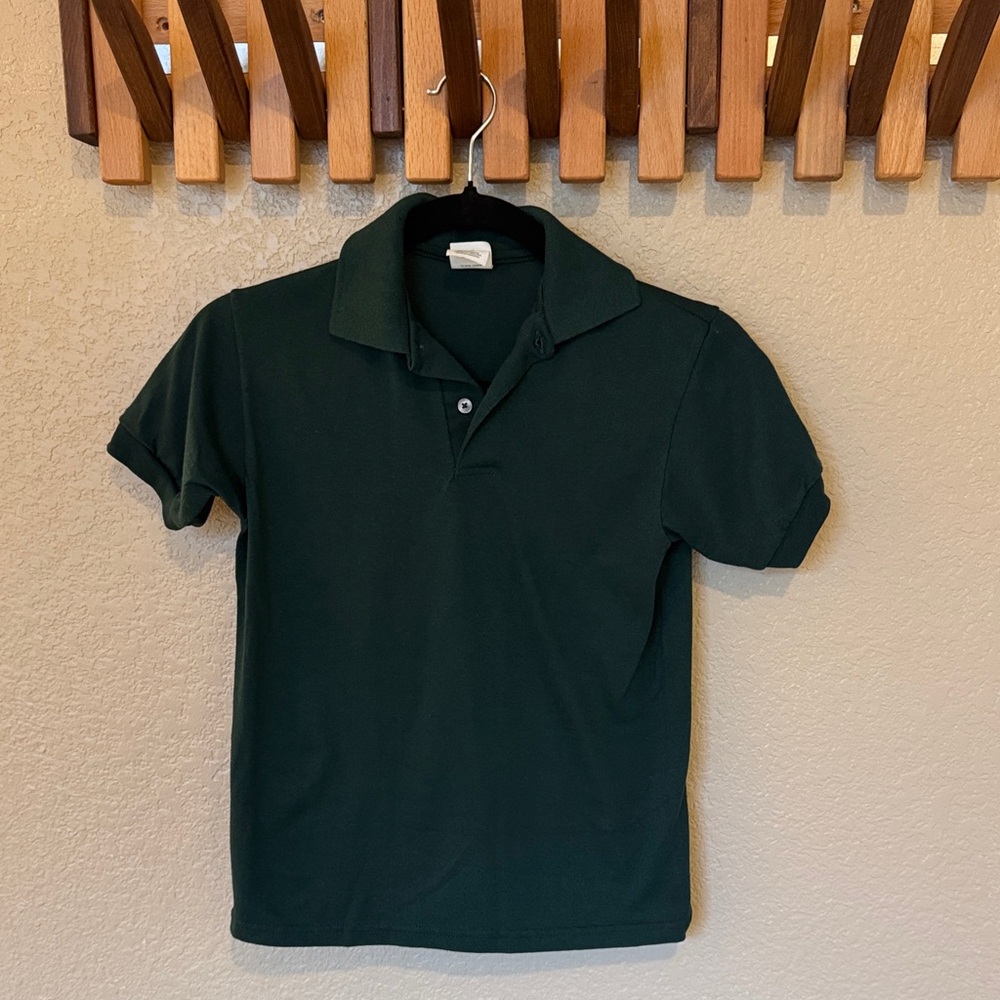 Hanes Kids Polo Shirt - Dark Green